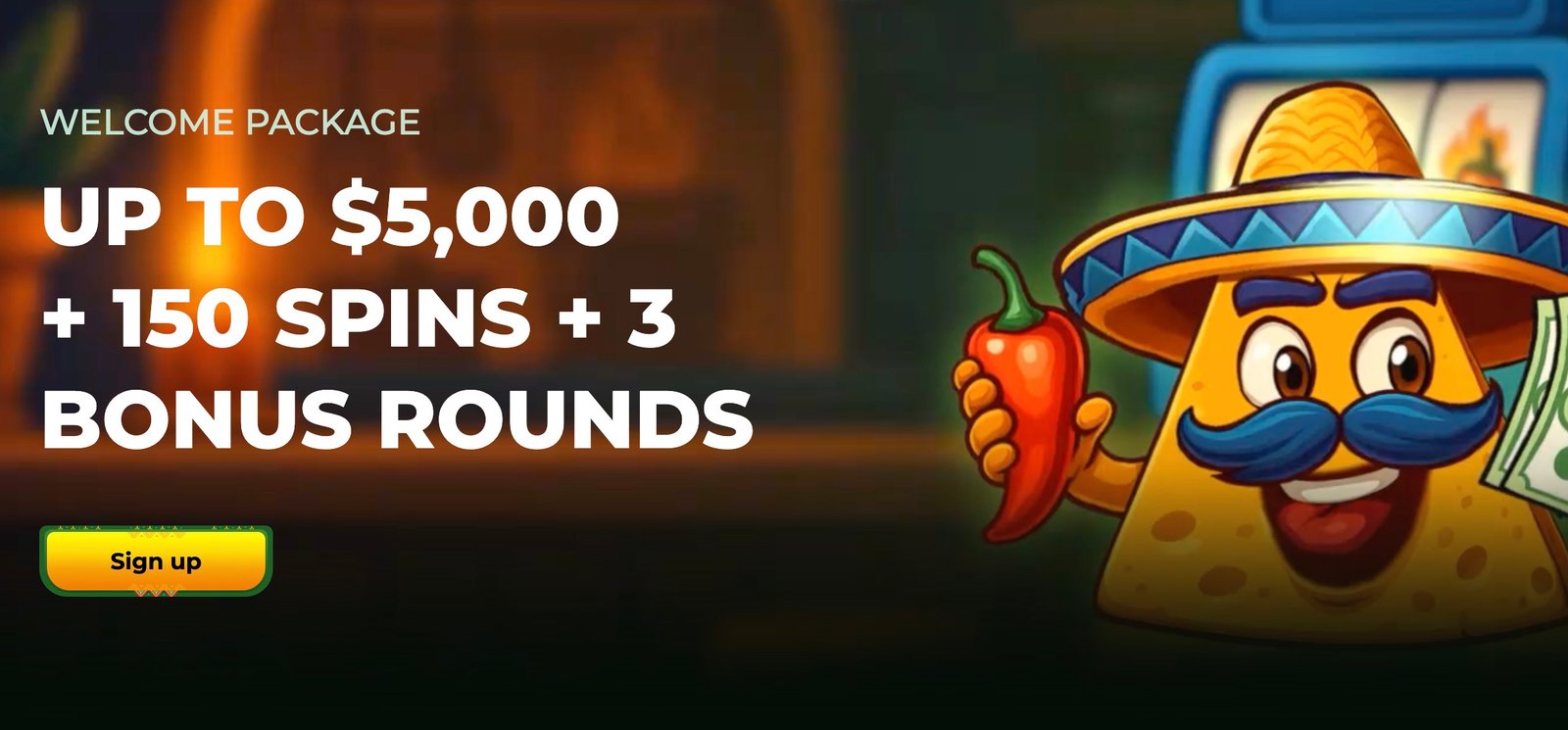 ultime Casinacho Casino bonus de dépôt égalé bannière en Switzerland